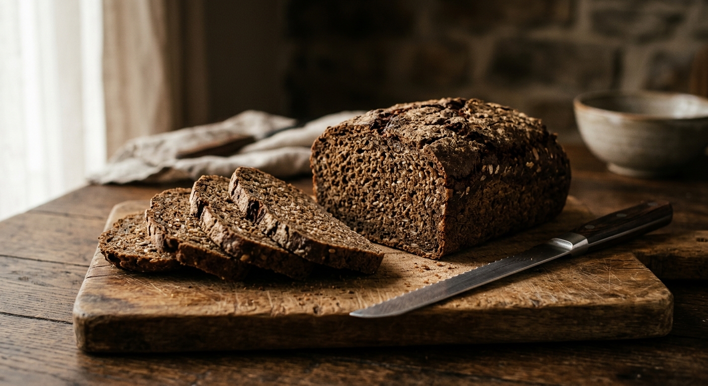 Dark rye bread