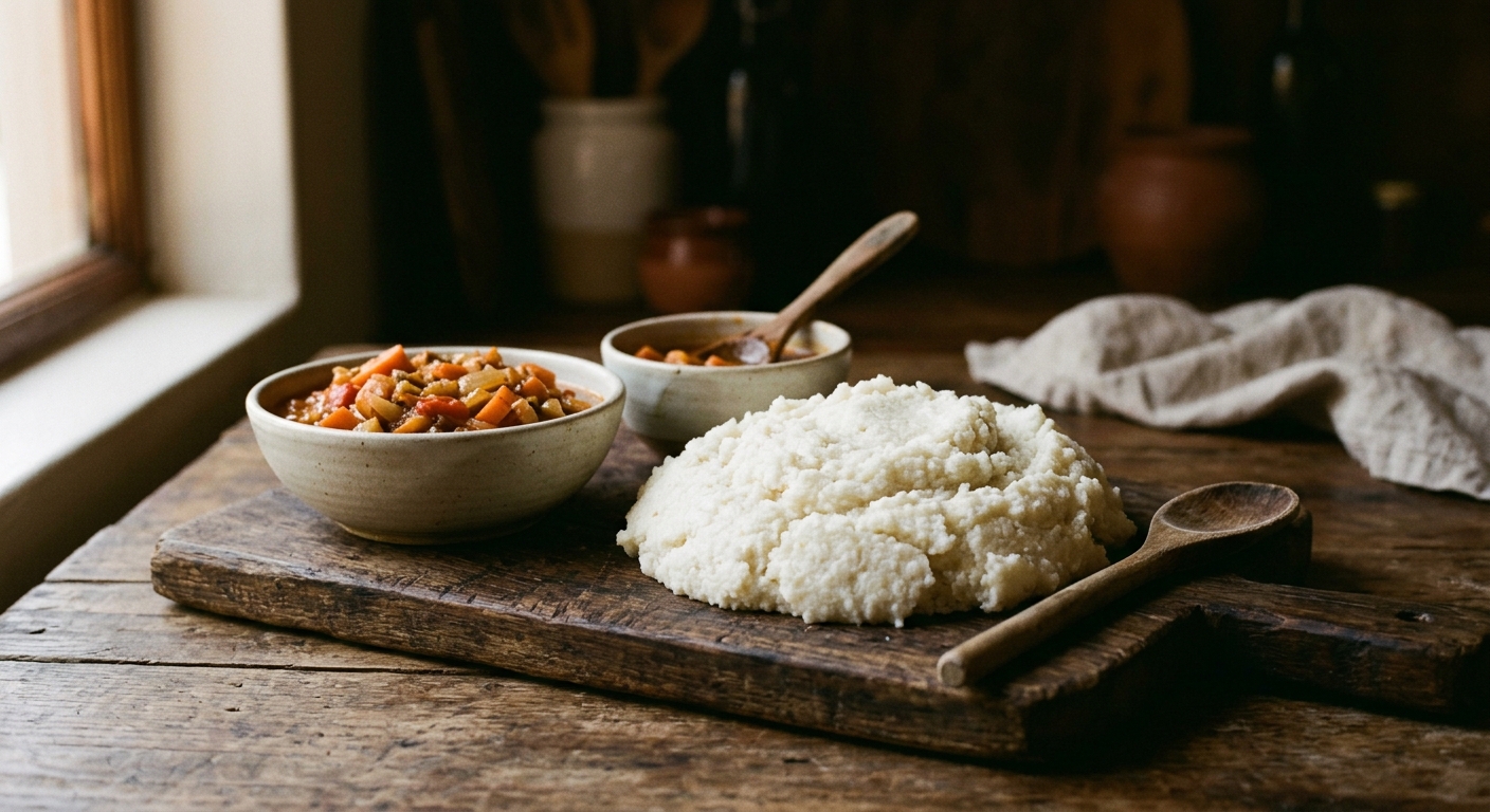 Pap (maize porridge)