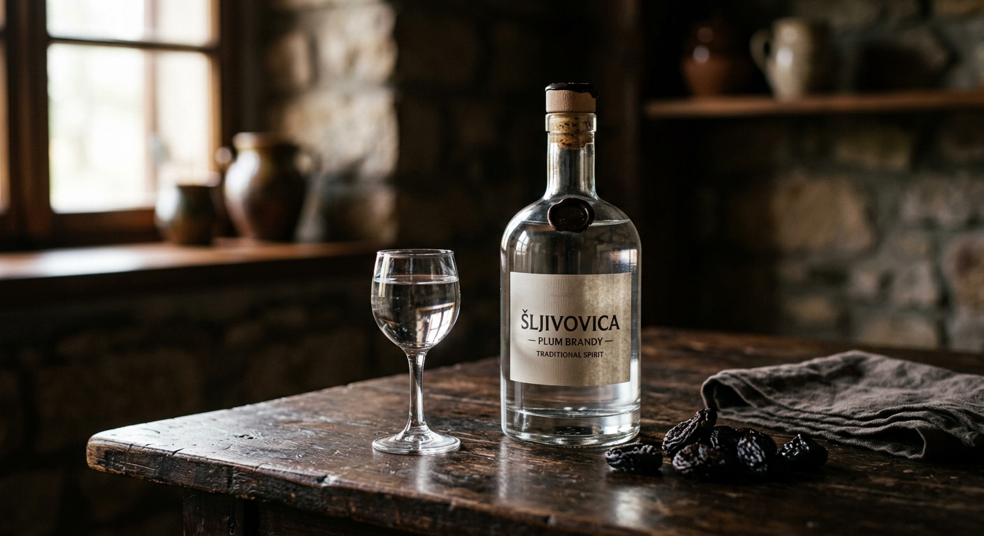 Sljivovica (plum brandy)