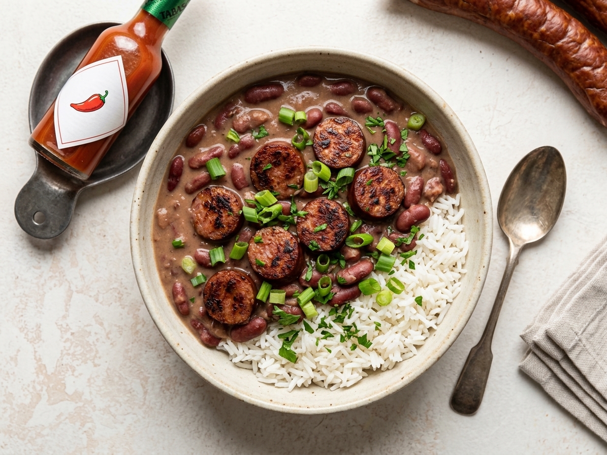 Red Beans & Rice with Andouille