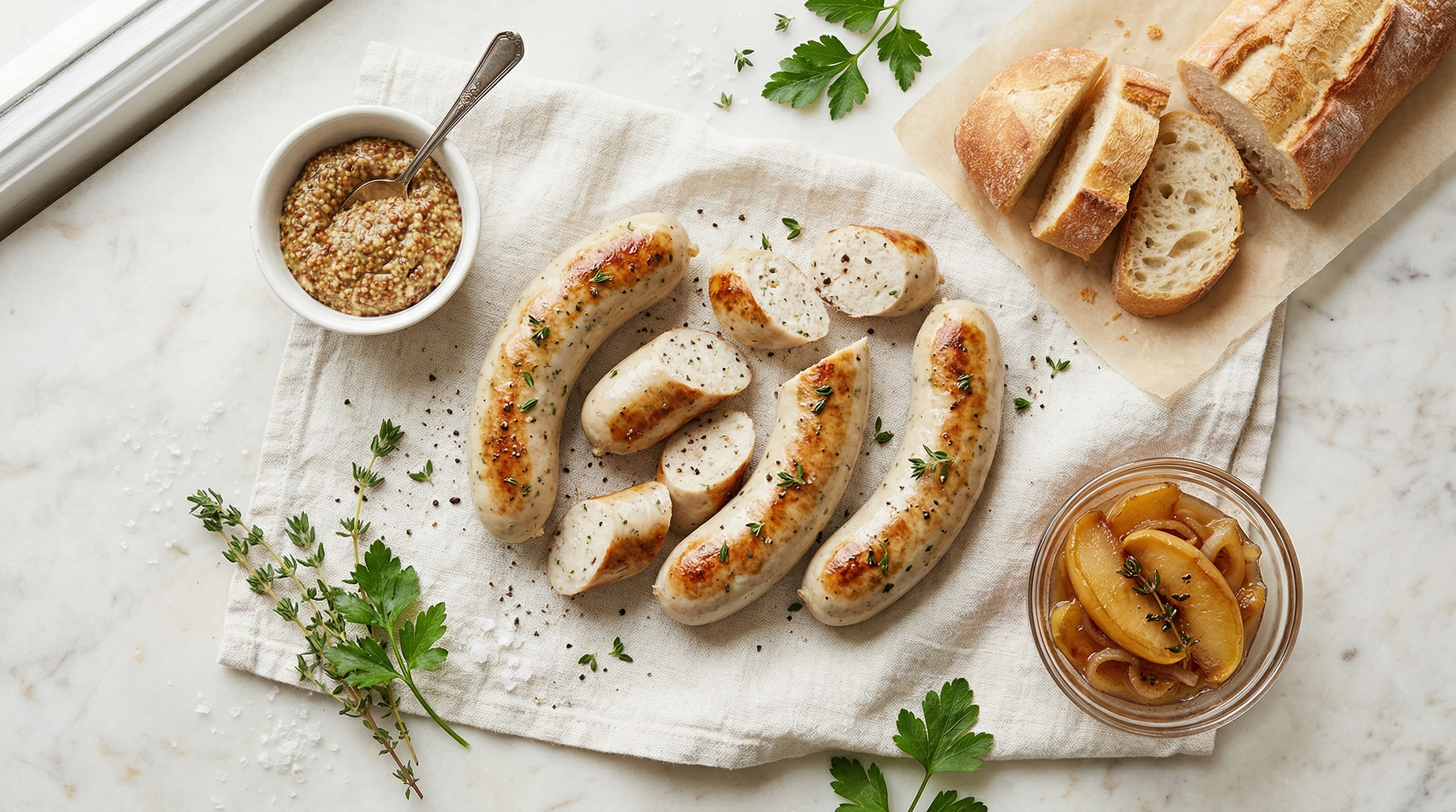 Classic Boudin Blanc Sausage