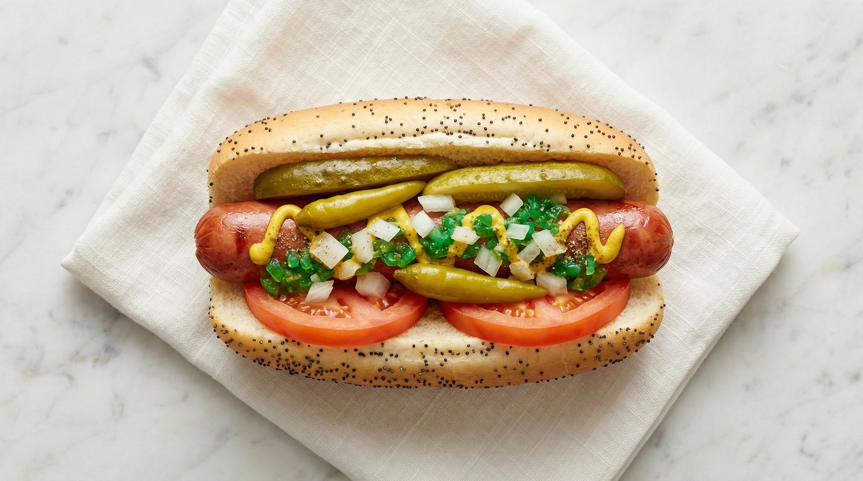 Authentic Chicago Hot Dog
