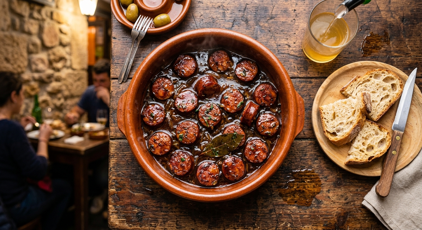 Chorizo a la Sidra