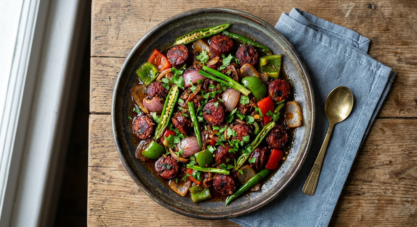 Chorizo Chilli Fry