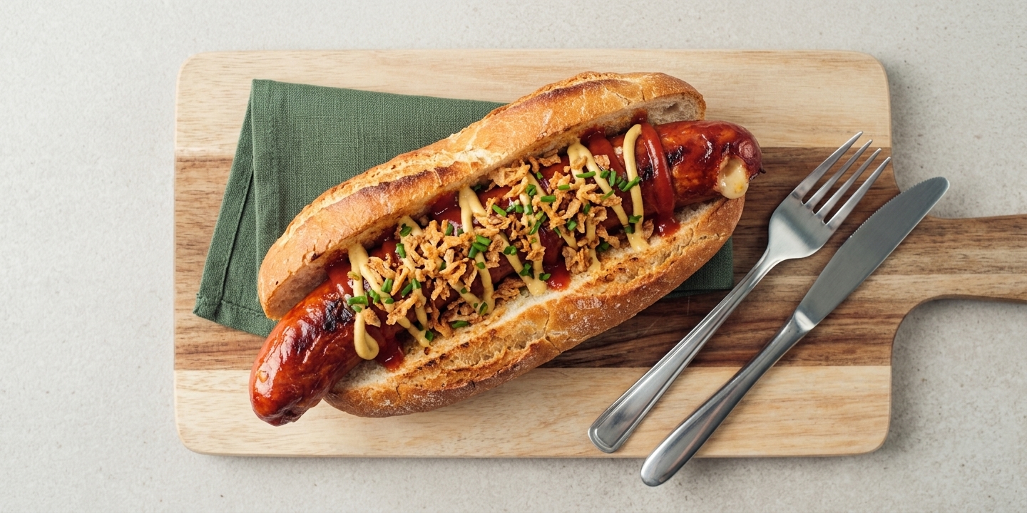 Kaesekrainer Hot Dog