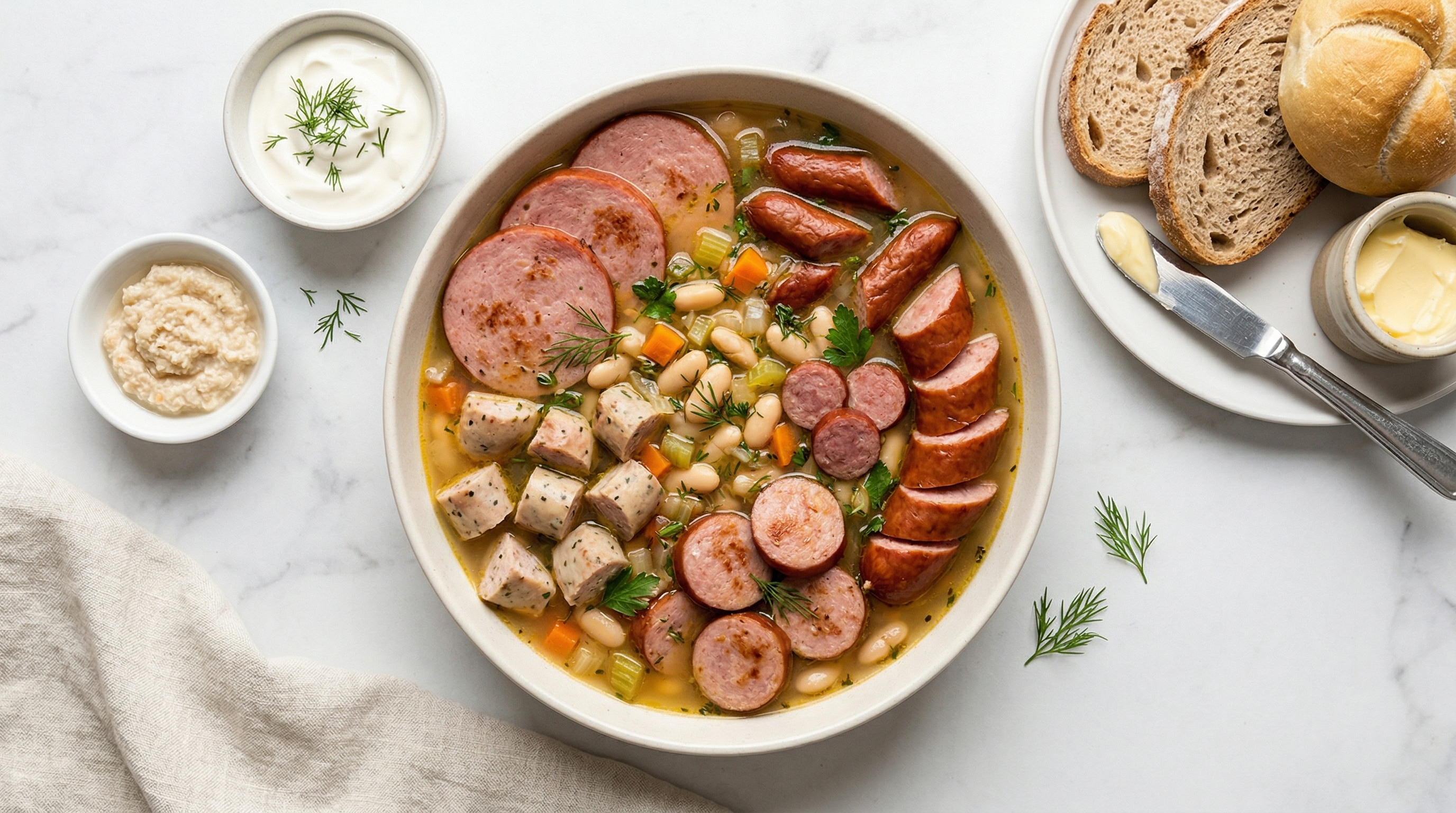 Kielbasa and White Bean Stew