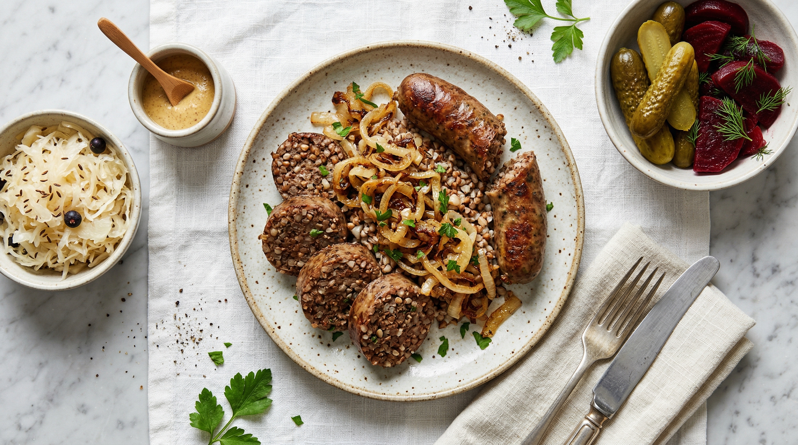 Classic Kiszka with Fried Onions