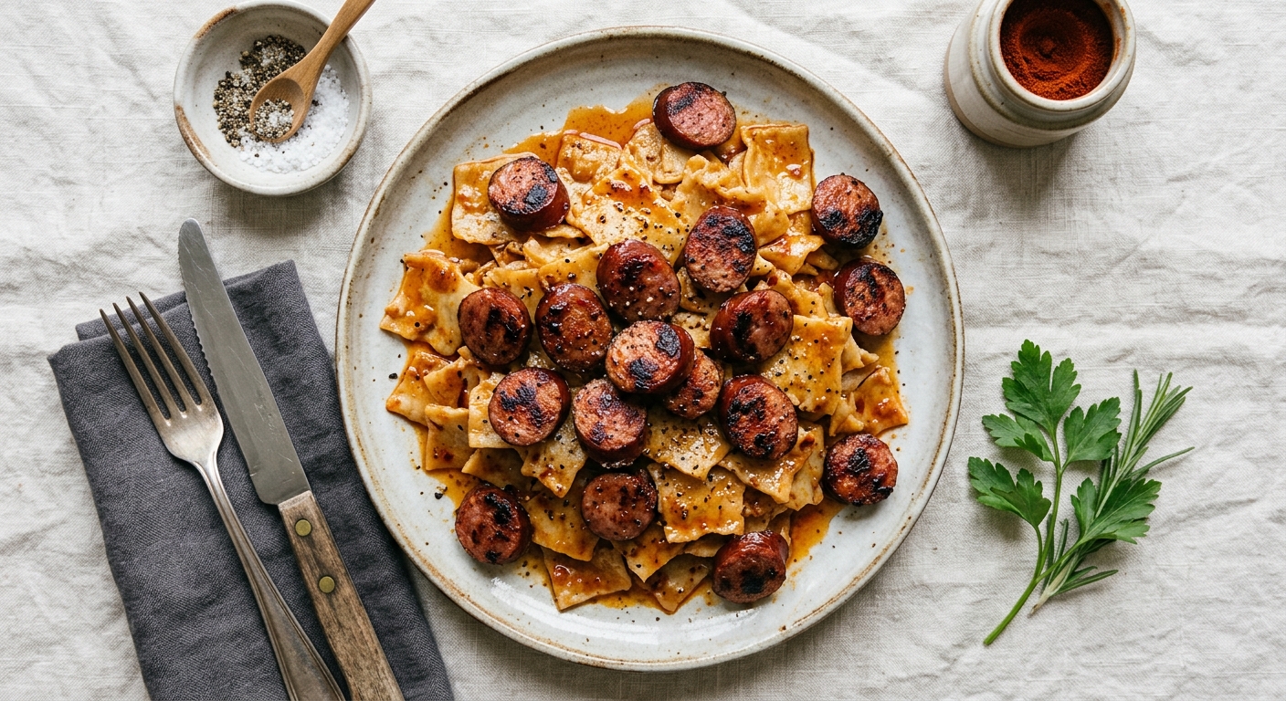 Kobasica with Mlinci