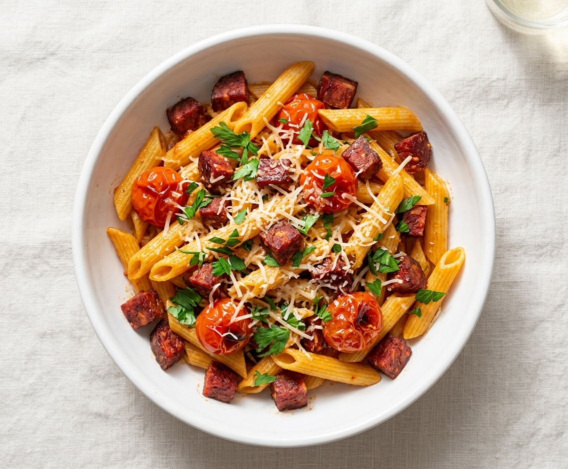 Pasta with Kulen (Tjestenina s kulenom)