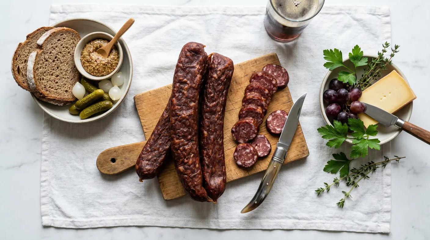 Klassische Landjäger Wurst