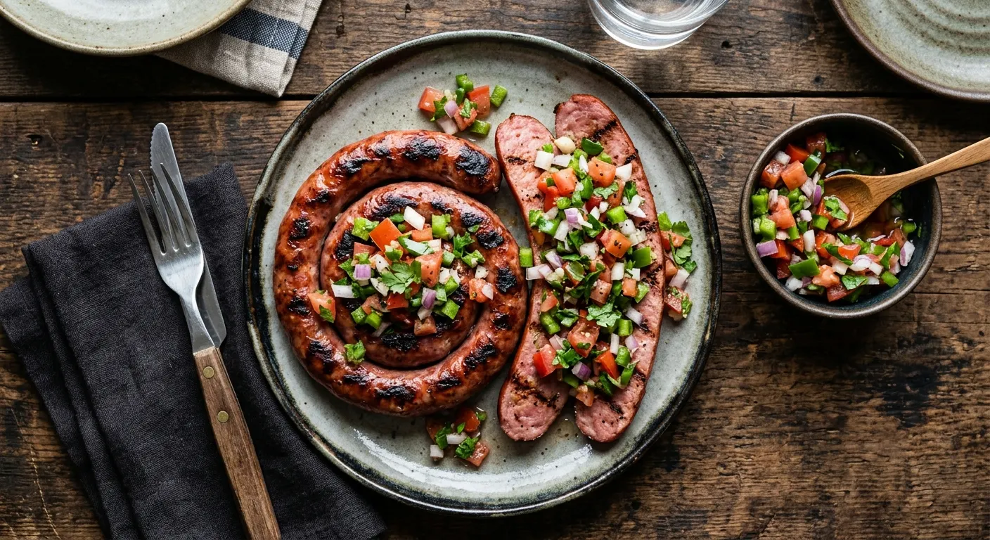 Linguiça mit Vinagrete