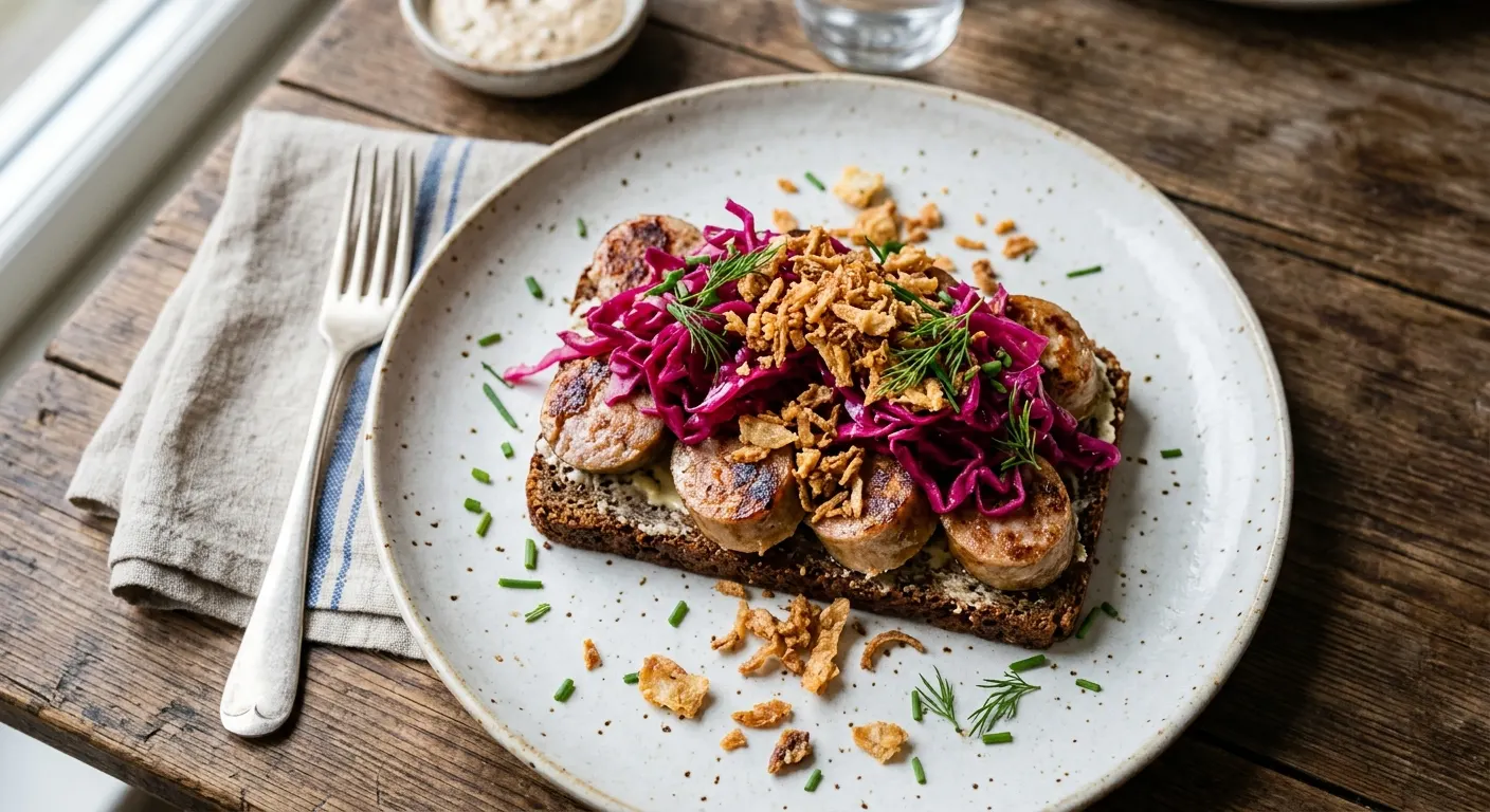 Medisterpølse Smørrebrød