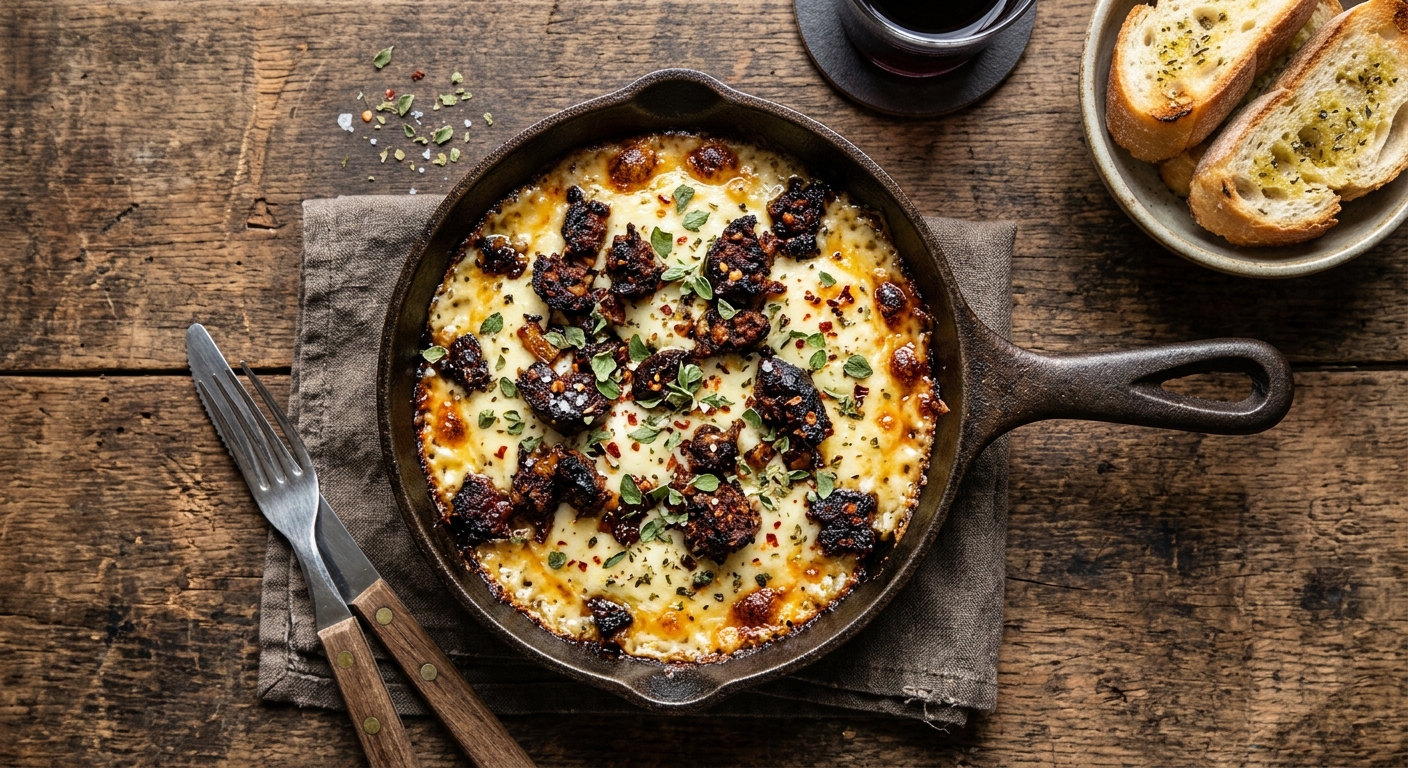 Morcilla con Provoleta