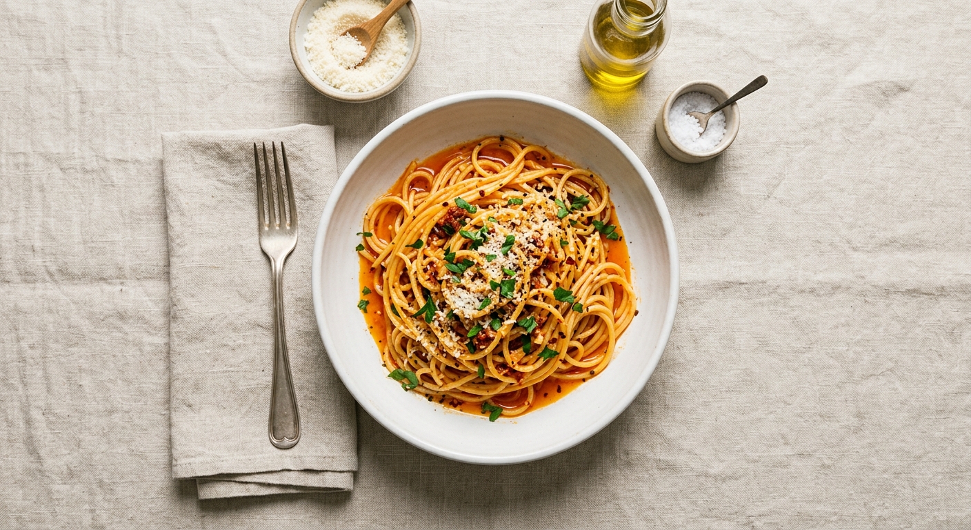 'Nduja Pasta Aglio e Olio