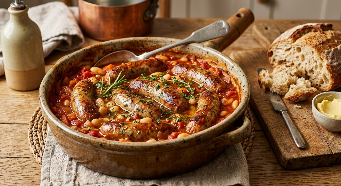 Sausage & Bean Casserole