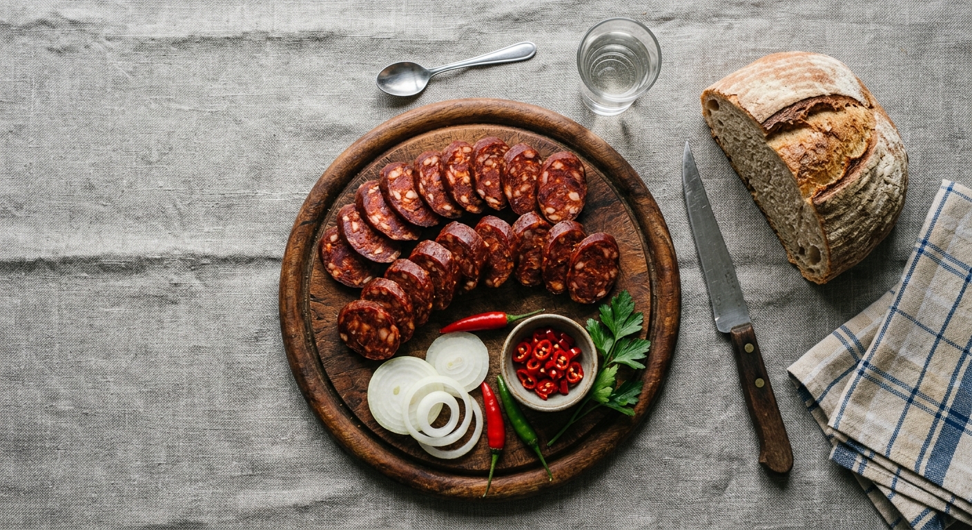 Slavonian Sausage Platter