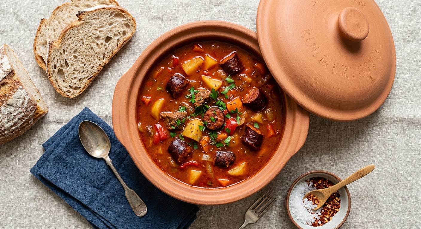 Slavonski Gulas with Kobasica