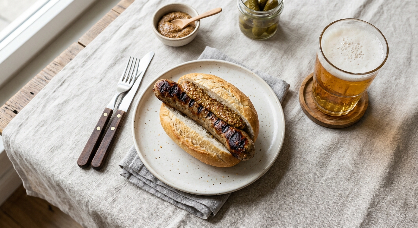 Classic Charcoal-Grilled Thueringer