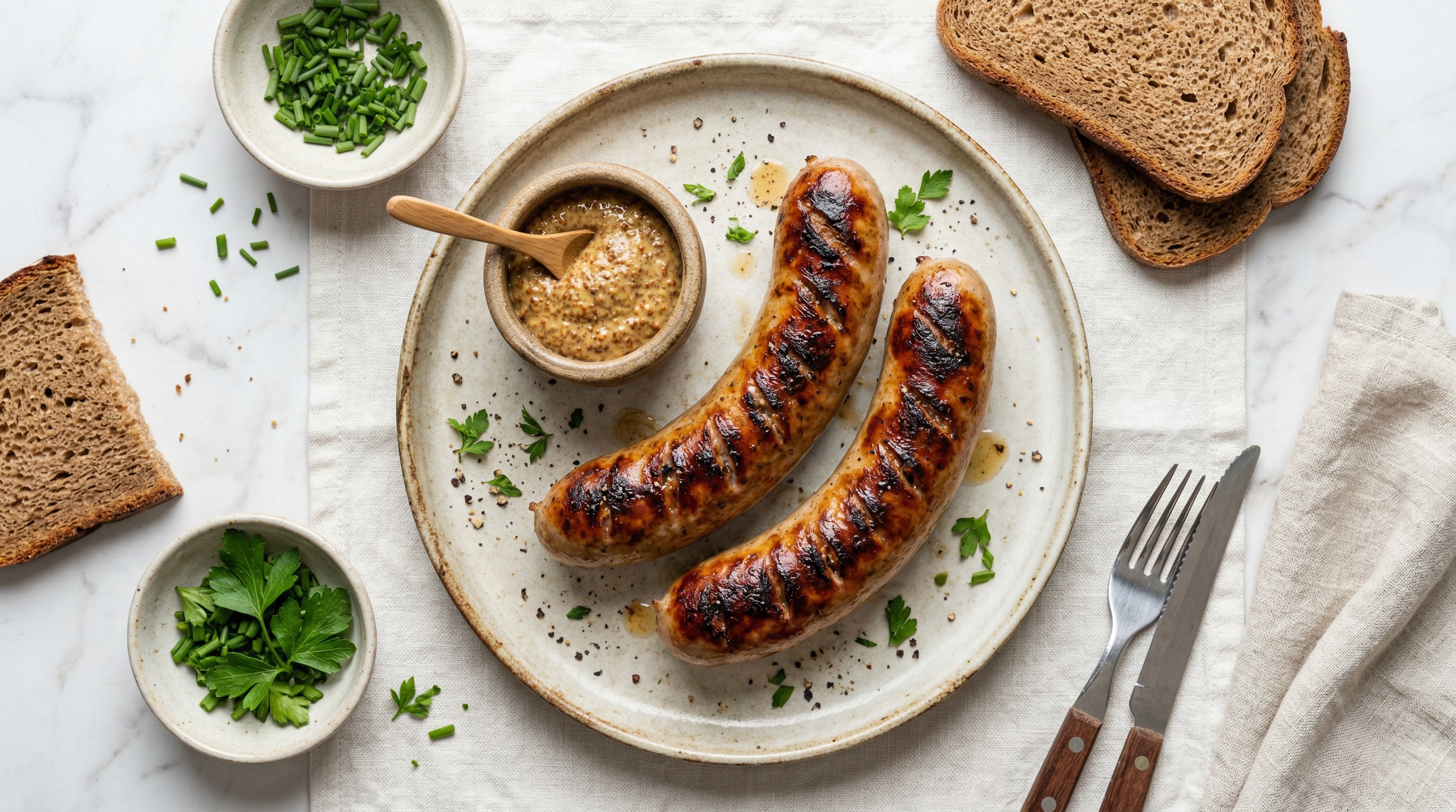 Grilled Thüringer Rostbratwurst