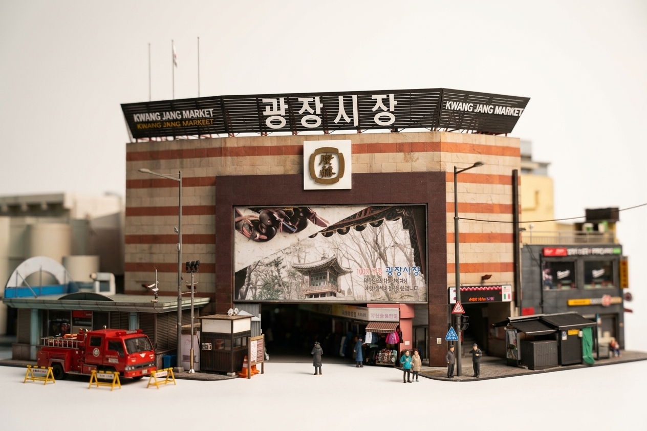 Gwangjang Market Sundae Stalls (광장시장 순대)